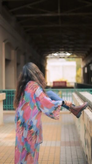 Tithi Raaj Instagram - Caption this. 
.
#colorful #mornings #mood #lettinggo #reelitfeelit