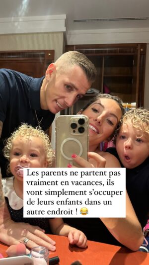 Tiziri Digne Instagram - Family trip ! ❤️

Plutôt vacances en couple ou avec les enfants ? 
Vous connaissez ma réponse, pas besoin de me prononcer😋

#familytrip #voyageenfamille #vacancesenfamille #viedeparents