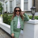 Tiziri Digne Instagram - Mango outfit 🤍 Ref : Jupe 57083820-LOVE-LM Veste 57053818-LOVE-LM (Liens en story 📲) #mode #styleblogger #fallinspiration #ootdmag #theparisianchique