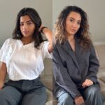 Tiziri Digne Instagram - Sister outfit 🩶 De quel style êtes-vous le plus proche ? Ecrit Look 1 pour celui de @tiziri_digne ou Look 2 pour celui de @tiyaakl 📲 #mode #outfitinspiration #ootd #lookdujour