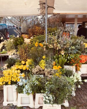 Tjitske Reidinga Instagram - Wat een mooie maandag .#Amstelveld #bloemenkraam #mijngroteliefdebloemen #Missesbouquet#janstar