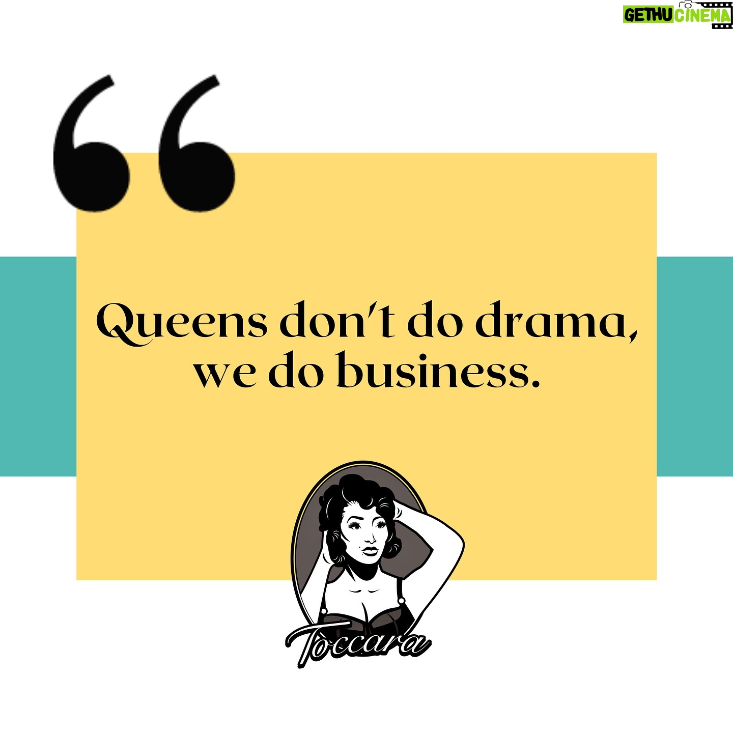 Toccara Jones Instagram - Queens don’t do drama, we do business.