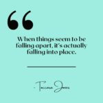 Toccara Jones Instagram - When things seem to be falling apart, it’s actually falling into place. 🩵 -TJ