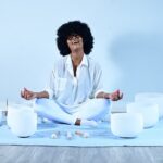 Toccara Jones Instagram - Can’t imagine life without my sound bowls. 🩵 📸: @capturedbymoses 🎬: @pmcmarketing #SoundHealer #Meditation #Peace #tranquility #healingvibrations #positivity #spirituality • WHAT IS A SOUND BATH? A Sound Bath is a deeply-immersive, full-body listening experience that intentionally uses sound to invite gentle yet powerful therapeutic and restorative processes to NURTURE YOUR MIND AND BODY. • WHAT HAPPENS TO YOUR BODY DURING A SOUND BATH? Sound baths elicit the relaxation response and in the relaxation response the body relaxes, the blood pressure lowers, heart rate lowers and the body basically goes into healing mode.