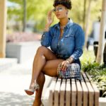 Toccara Jones Instagram - “Big bad wolf could never blow this house down” - @ezwuzhere “Paparazzi Street Fashion” with Toccara Jones. A photography content collaboration series with @daeraemediagroup mixing fashion & street culture. Styling: @pmcmarketing @passionatechonvill Hair & Make-Up: @iamtoccarajones #swipeleft