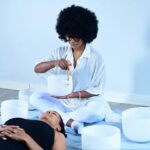 Toccara Jones Instagram - @the_therapeutic_sanctuary Presents… “Soulful Stillness Rendezvous”: Monthly Maintenance Meditation Guided Meditation | Mirror & Breath Work. Event Details: A Meditative Sound Bath Event With Supermodel, Actress & Sound Healer, Toccara Jones. Date & Time: Sunday, January 21st from 6-8pm. New month • New year • New goals Join us & discover the serenity that lies within you at @thehealingenvironment | 1675 Cumberland Pkwy SE #202 Smyrna, GA 30080. Limited spots available. Reserve Your Spot Today for $33.00 per registration ticket. FREE PARKING Tag your spiritual crew and meet me there! 🥰💞💫 🎟️ Purchase Tickets: thehealingenvironment.org (Click link in bio) 🧘🏾‍♀️What is Soulful Stillness Rendezvous? A sanctuary for your mind, body and soul curated by Toccara Jones. Each month, we invite you to immerse yourself in a serene oasis of self-discovery, relaxation and rejuvenation. Nurture your soul, find inner stillness and embrace the journey to a more balanced and harmonious life. 📸: @capturedbymoses #healing #soundbath #soundhealer #meditation #spirituality #spiritualevent #Light #love #peace #wellness • WHAT IS A SOUND BATH? A Sound Bath is a deeply-immersive, full-body listening experience that intentionally uses sound to invite gentle yet powerful therapeutic and restorative processes to NURTURE YOUR MIND AND BODY. • WHAT HAPPENS TO YOUR BODY DURING A SOUND BATH? Sound baths elicit the relaxation response and in the relaxation response the body relaxes, the blood pressure lowers, heart rate lowers and the body basically goes into healing mode.