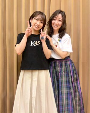 Tomoka Kurokawa Instagram - ♡
未来ちゃんと🥰
ちょこちょこ現場でもご一緒になって、その度にお喋りしてもらっています🎵また会いましょう🙌
▫️
#志田未来 さん
#黒川智花
#KENRADIOの時間
#東京国際フォーラム
#未来ちゃんありがとう 
#研音 
#45周年
#ニッポン放送