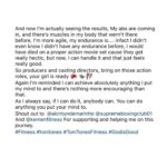Toni Tones Instagram - I got nominated for an AMVCA guys!!! 🤗🥺 For my role as Goldie in Brotherhood. 🤍 This is my second nomination and it is a full circle moment for me! Since I started my career, I dreamt of playing action roles but I wasn’t getting the opportunities. I’m a firm believer in hard work, perseverance and faith. So years ago, even as I prayed to God for these action roles, I decided to meet him half way and started prepping myself physically and mentally. I made a post about on how in 2019 (swipe to see post) Writing that post was me telling God “I believe in you so much that I’m going to put it out there that I’ve asked you for this, I’m taking steps in faith and I know you will NOT fail ”. I won’t lie sha, as years passed, there were times I wondered if it would ever happen or if I was just fooling myself. But Boy, not only did God come through, he exceeded my expectations. Not only is Brotherhood is the best action film out of Nollywood, He’s also given me an AMVCA nomination that I never even thought to pray for. A testament to his goodness and faithfulness. My father who never fails, I thank you. Thank you @jadeosiberu for the amazing opportunity to play Goldie and literally making my action dreams come true. Thank you to @africamagic for the recognition. Thank you to the amazing cast and crew of Brotherhood, that worked tirelessly to make this film epic. 11 nominations in total because rockstars! And thank you to all of you for the never-ending love and Support you show me. As an actor, I pour my heart and soul into every role I play and you always make me feel seen and appreciated. You are the reason I do what I do, couldn’t have done this without you. From the bottom of my heart, Thank you ❤️