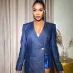 Toni Tones Instagram - Thank God I’m fabulous! 🤍 The premiere of #AburoTheMovie looking like the chosen one 🤍 👗 @orangecultureng 💙 💄 @mayhaz_ Aburo now in cinemas everywhere 😘 #AburoPremiere