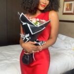Toni Tones Instagram - Girl of your dreams…🌹 My look to the cast unveiling of @_deafeningsilence_ 💄 ~ @akinwumi_mua