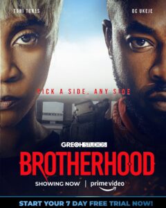 Toni Tones Instagram - “Make we reduce temprasure! All of us na Brodas for here!” - Goldie! 🥷🏽 Have you met Goldie!? Which slide is your favorite? 💋 #BrotherhoodThemovie now streaming on Amazon prime 💋 #ActionStar