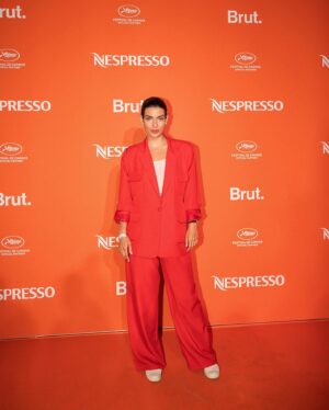 Tonia Sotiropoulou Instagram - Thank you so much @nespresso.gr @nespresso for having me, we had a blast ❤️☕️

📷 @alexandros_makris_ 

Red carpet dress @mirodesigners 
Shoes @kalogirou_official 
Jewellery @kessarisofficial 
Styling @elenapapastavrou 

#nespressocannes #cannesfilmfestival #summerwithnespresso #festivaldecannes #france #megalopolis #francisfordcoppola