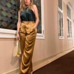 Trace Lysette Instagram - #venezia79 day 2, pinch me… Huge thanks to @garrett__ives for the looks. I was lost before you stepped in. Dress: A.L.C. (@alc_ltd) Shoes: Larroude (@larroude) Bag: Marge Sherwood (@margesherwood_official) Jewelry: Graziela (@grazielagems)