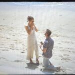 Tracey E. Bregman Instagram - Best day ever!! She said YES @tone_ya @austinrecht @wildastridde @mkrranchomirage @reggieinbrentwood @swipertruelove #truelove#engagementring #malibu #mominlaw