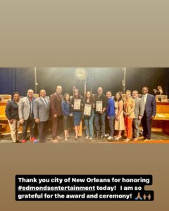 Tracey Edmonds Instagram - Yes YOU CAN! Anything is possible when you have God in your life and you STAY POSITIVE! Thank you to the magnificent CITY OF NEW ORLEANS, to Councilwoman @lesliharris and to the New Orleans City Council for honoring #EdmondsEntertainment and @xula1925 yesterday! I am so grateful to the city and to our incredible academic partner #xavier for our #collegehillcelebrityedition experience out here! Everything about working in this city has been PURE JOY! I know my Grandmother Mary who is from the New Orleans area is up in Heaven SMILING right now! 🙌🏽 Sending everyone #Fridaylove ✌🏽❤️ Thank you, appreciate you, and love you #Xavier VP @patrice.a.bell and @ashleyirvinhawkins!