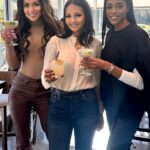 Tracey Edmonds Instagram - THANK YOU ALL for your great New Orleans restaurant recommendations! Because of you.. I now have my list of spots to try when I'm on my work breaks out here! 🥰 I kicked things off today by having lunch with @mbattiste at @chapterivnola which was FABULOUS! Had the fish and grits (forgive me... I forgot to take a photo before I started digging in, but it was amazing).. and my new friend/restaurant owner @sociallydistantgretch made up some special "Pre-Mardi Gras" drinks for us that were SO good! Next up will be #dookeychase! Sending everyone LOVE! ❤️