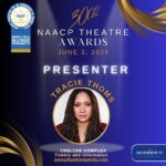 Tracie Thoms Instagram – So excited to be a presenter in the 30th NAACP Theatre Awards on Monday night! Tickets and info at naacptheatreawards.com!!