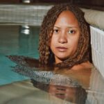 Tracie Thoms Instagram - 🎶Rain, rain, go away, Come again another day. Rain, rain, go away, Little Tracie wants to play.🎶 Missing pool days after such a cold, wet weekend in LA. As an east coaster, I understand the beauty of seasons. But then I moved to LA… and THIS IS NOT WHAT I SIGNED UP FOR!!! 😂 Sunny days are coming… And they’re going to be glorious. Until then, we’ll just remember the lovely pool days we’ve had, and be patient until they come again. (Thanks, my love @vududaddy for capturing this moment a few years ago.) Soon come….