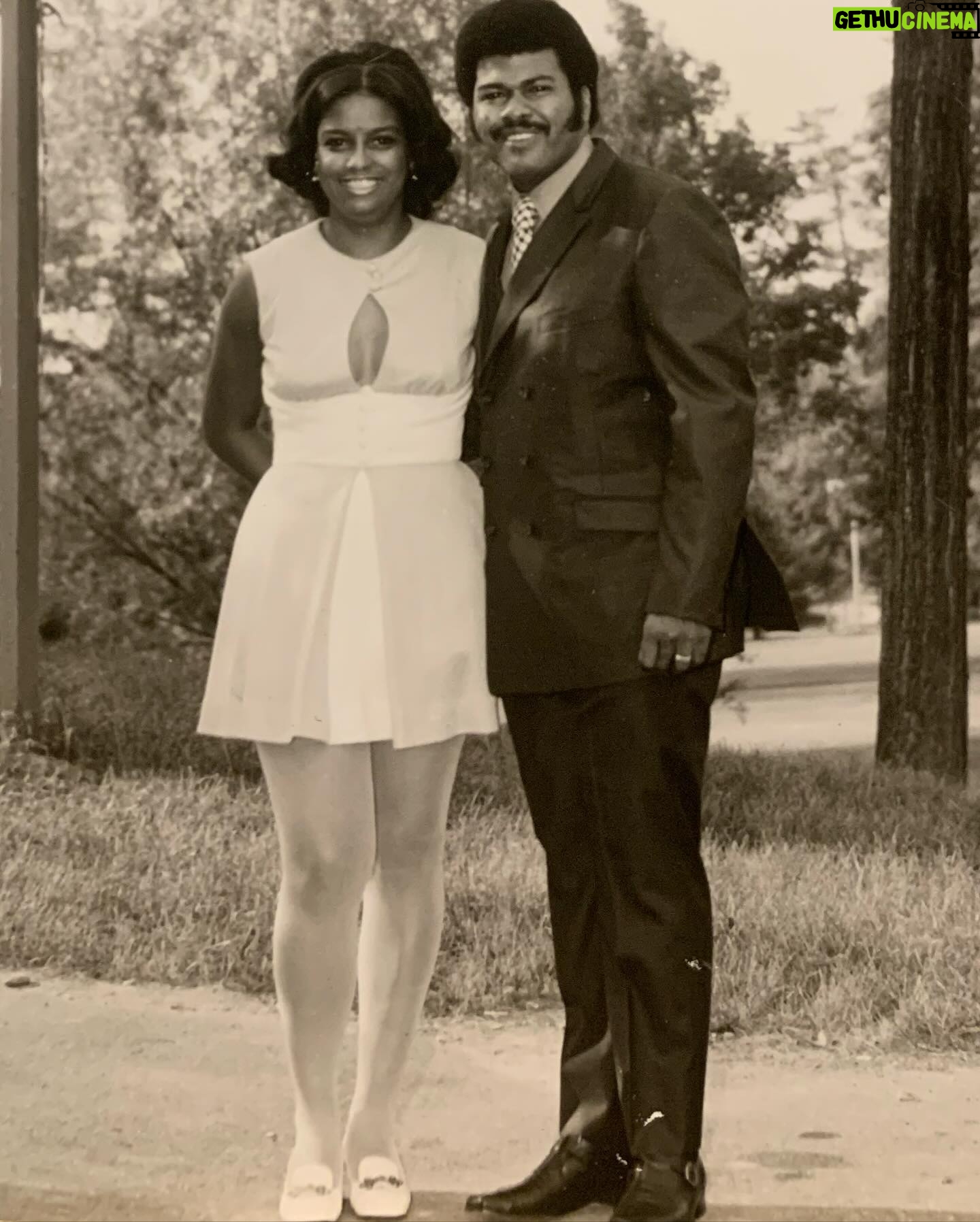 Tracie Thoms Instagram - Happy 54th Anniversary to the couple that showed me what true partnership looks like. A beautiful example of having each other’s backs, supporting each other and lifting each other to new heights. Leading and following each other. Listening and learning from each other. @a_manthedj_ and I couldn’t be luckier. Mom, we miss you so much. Dad, you continue to honor our beloved mother every day, and actively love us enough for both of you in her absence. Happy Anniversary! We love you!!!