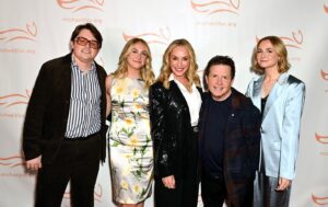 Tracy Pollan Instagram - Thank you all for supporting us last night at the Michael J Fox Foundation #foxgala 

What a long strange trip it’s been! 

@ralphlauren @ryantrygstadhair @robertsesnek