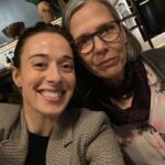 Tracy Spiridakos Instagram – Early birthday celebrations with these beauties 🥳 Thank you @marinasqu for organizing ❤️ and @artinstitutechi for being fabulous as always and @eatatandros for having us! The food was delicious 🇬🇷