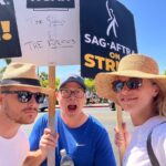 Tracy Spiridakos Instagram – Union strong. #sagaftra #sagaftrastrong #wgastrong