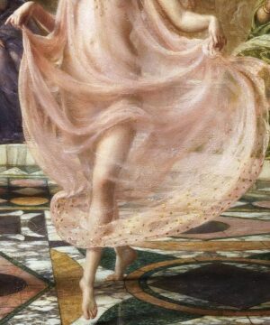 Triana Iglesias Instagram - Feels ~
Voven into canvas - and forever mood. 🪽🫧🤍✨

The Ionian Dance. Edward John Poynter
Portrait of a Lady in Allegorical Guise. Pierre Mignard.
Young woman with daisies. Emile Vernon. 
Amur Arrow. Hans Zatzka