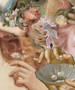 Triana Iglesias Instagram - Feels ~
Voven into canvas - and forever mood. 🪽🫧🤍✨

The Ionian Dance. Edward John Poynter
Portrait of a Lady in Allegorical Guise. Pierre Mignard.
Young woman with daisies. Emile Vernon. 
Amur Arrow. Hans Zatzka