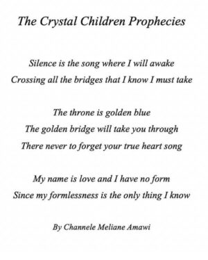 Triana Iglesias Instagram - « The Rose is Blooming
Deep within
The breath of Deana can be seen.» 🌹

Star:
Come close dear and I will appear

Child:
Please cut the cord
Give me light
Give me love

Star:
When you see it’s in me
I will set you free

From “The Crystal Children Prophecies”

Channeled, written down and designed by my dear Seastar @celestial_guardian__ 

I have two copies of this book. One on my altar and one that I bring with me when I travel. Such a beautiful gem, a book that feels like it is guiding you home, to source. ⚜️
