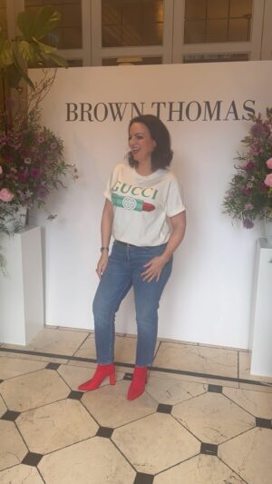 Triona McCarthy Instagram - Oh my Gucci!
What a wonderful launch @wildedublin for #floragucci today, available @officialbrownthomas 
My favourite is the green one #gucciflorajasmine it’s THE ONE! 😂
#presslunch