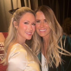 Trista Sutter Instagram - Grateful for a getaway with the guy I can’t live without and the friends and Bachelor Nation family that I love to do life with! ❤️
🌹
(And, to the grammar police, yes I know that I shouldn’t end sentences with a preposition.  Sorry not sorry. 😜) 
🌹
Thank you to @ginamodicamakeup and  @caryfetman for my glam, @atlantameynier for letting me borrow your beautiful dress, @wagenknechtsusan for on point hair color and @goldenbachabc & @almost_famouspodcast producers for SUCH a fun 2 days!!!! 
🌹
To @lesliefhima - know how my heart breaks for you and can’t wait to connect, @pilot.rachel - know that I meant what I said, @deanie_babies and @caelynnbell - cannot wait to welcome you to Colorado and see more of you, @jessclarke_ - cannot wait to schedule my facials, @bobguiney - thanks for the red carpet fun while Ryan got to keep watching Max play hockey on his phone, @joeygraziadei - cannot wait to see your journey, @jenniferlovehewitt - so glad they sat us next to each other so we could commiserate over our tears, ALL the golden girls - LOVE you so!, @higgins.ben and @ashley_iaconetti thanks again for allowing us to spin off Almost Famous into the OGs (and for everyone out there who hasn’t listened yet, you can anywhere you listen to podcasts!), @torispelling - loved finally getting to thank you in person for the testimony for my book! And to Gerry’s family, 1 word for you - BOOGIE! 😜