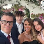 Trista Sutter Instagram - When I applied to be on a new reality show back in 2001, I could never have guessed how that one decision would change my life. 22 years later, I get the honor of being included as a guest at another GORGEOUS ceremony (in large part because of one of my VERY favorite people - @mindyweiss !), celebrating the sweet love of @goldengerryturner and @theresa_nist with the family I created with @ryansutter by my side. The world of @bachelornation is a crazy one sometimes full of drama and heartbreak, but it is one that I am wholeheartedly grateful for. I love these people and to reunite with and meet so many while we all celebrated another love story made me so happy! Congratulations Gerry and Theresa!! 💛 💛💛 Dress: @petalandpup Glam: @emmawillishmu @beautybynorad #goldenbachelor #ilovelove #bachelornation