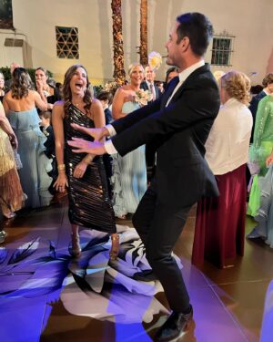 Trista Sutter Instagram - When I applied to be on a new reality show back in 2001, I could never have guessed how that one decision would change my life.  22 years later, I get the honor of being included as a guest at another GORGEOUS ceremony (in large part because of one of my VERY favorite people - @mindyweiss !), celebrating the sweet love of @goldengerryturner and @theresa_nist with the family I created with @ryansutter by my side.  The world of @bachelornation is a crazy one sometimes full of drama and heartbreak, but it is one that I am wholeheartedly grateful for. I love these people and to reunite with and meet so many while we all celebrated another love story made me so happy! Congratulations Gerry and Theresa!! 💛 💛💛

Dress: @petalandpup 
Glam: @emmawillishmu @beautybynorad 
#goldenbachelor #ilovelove #bachelornation