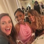 Trista Sutter Instagram - When I applied to be on a new reality show back in 2001, I could never have guessed how that one decision would change my life. 22 years later, I get the honor of being included as a guest at another GORGEOUS ceremony (in large part because of one of my VERY favorite people - @mindyweiss !), celebrating the sweet love of @goldengerryturner and @theresa_nist with the family I created with @ryansutter by my side. The world of @bachelornation is a crazy one sometimes full of drama and heartbreak, but it is one that I am wholeheartedly grateful for. I love these people and to reunite with and meet so many while we all celebrated another love story made me so happy! Congratulations Gerry and Theresa!! 💛 💛💛 Dress: @petalandpup Glam: @emmawillishmu @beautybynorad #goldenbachelor #ilovelove #bachelornation