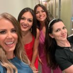 Trista Sutter Instagram - I ❤️ my #bachelornation family and so thankful for the chance to love on @charitylawson and get serenaded by @goldengerryturner (last slide!!!!!! LOVE him!!) Thank you @ginamodicamakeup for the glam, @petalandpup for the fit, @caryfetman for the fashion insight, @charlielapson for the gorgeous jewels @jessepalmer for the chat and the producers for the invite to join in some of the fun again!!! Watch #TheBachelorette Mondays at 8/7c on ABC and Stream on Hulu. 🌹 #bachelorette #thebachelorette
