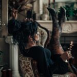 Tristin Mays Instagram - Evening relaxation at the @enchantedmanor_ Photography: @bennylee_media