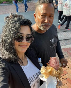 Tristin Mays Instagram - Disneyland yesterday with dad. 🍗Swipe for me freaking out about Maui