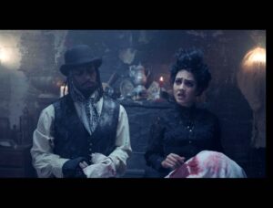 Tristin Mays Instagram - This musical is a personal favorite of ours. Please enjoy my directorial debut of Sweeney Todd~The Demon Barber of Fleet Street. Starring myself and @marlonwebb. A tribute to @johnnydepp , Helena Bonham Carter, and @timburton. 🥀

Costume design: Tristin Mays
Makeup: @karlabonillamua 
Steadicam Op/DP: @gabekimpson 
Choreography: @chuckmaldonado 
Gaffer: @dittydays
Set Design: Tristin Mays
First A/C: Emelio