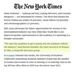 Trudie Styler Instagram - While there were some incredible wins this past weekend at the #Oscars2024, we still have work to do uplifting women in film. The Oscars reflect industry trends, says Women in Film CEO Kirsten Schaffer and a recent USC study shows decline in women and women of color in lead roles. Urgent action needed for gender balance across all sectors, particularly in underrepresented fields like cinematography and visual effects. Let’s amplify this call for change and continue to empower women in film together! 💪🏻#femalefilmmakerfriday