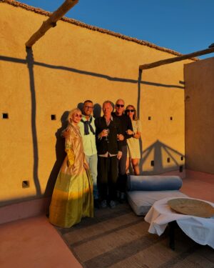 Trudie Styler Instagram - An unforgettable few days in Morocco with dearest friends, basking in the golden light and enjoying the amazing Berber hospitality in Skoura, Ouarzazate. I hitchhiked around Morocco in my late teens and have never forgotten how welcoming and generous the people were. Such a pleasure to return and feel that same warmth and friendship!
@payalkhandwala @Moroccoprimed @simonastaire @pilar.ordovas 

Thank you @abercrombiekent & @geoffrey_kent