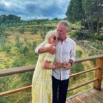 Trudie Styler Instagram - Palagio feeling Spring is in the air this #WineWednesday 🍷