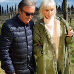Trudie Styler Instagram - Winter vineyard walks at @ilpalagiointuscany with our brilliant wine maker @riccardo.cotarella. #winewednesday