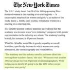 Trudie Styler Instagram - While there were some incredible wins this past weekend at the #Oscars2024, we still have work to do uplifting women in film. The Oscars reflect industry trends, says Women in Film CEO Kirsten Schaffer and a recent USC study shows decline in women and women of color in lead roles. Urgent action needed for gender balance across all sectors, particularly in underrepresented fields like cinematography and visual effects. Let’s amplify this call for change and continue to empower women in film together! 💪🏻#femalefilmmakerfriday