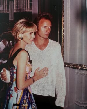 Trudie Styler Instagram - 90’s 
With our beloved Gianni, @donatella_versace and @eltonjohn 
 F-f-fashion! 

#throwbackthursday #tbt