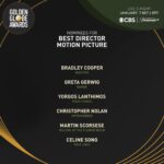 Trudie Styler Instagram - This week, I want to highlight the incredible female filmmakers that have been nominated for this year’s Golden Globes, Celine Song and Greta Gerwig! After last year’s Globes, where no women were nominated in the Best Director category, it’s wonderful to see these women getting the recognition they deserve. Congratulations on your nominations, ladies! 👏🏻