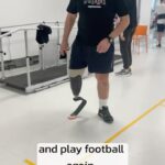 Trudie Styler Instagram - Taking it in his stride, veteran Anatoily has just received his new prosthetic running foot @superhumans.center the state of the art rehabilitation centre in Lviv, treating men, women and children impacted by the war in Ukraine. The first of its kind, the centre offers treatment to amputees, those in need of reconstructive surgery, and those affected by PTSD. Without this groundbreaking work Anatoily might not be back on the pitch playing his beloved football again. We are so pleased he is. Big thanks to everyone at @superhumans.center we love following and sharing your incredible work. @stavnitser_andrey @rudnieva_olga @nzhook ⚽ 🇺🇦