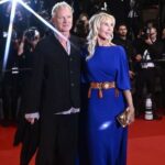 Trudie Styler Instagram - Sting and me almost breaking into a quickstep on the red carpet at the 77th Cannes Film Festival for the premiere of Oscar-winning director, writer and producer #PaoloSorrentino’s film ‘Parthenope’ earlier this week! Thank you dear friend Malgo @szumowska.m for this great clip. #Valentino dress, #YSL 1974 vintage belt, #Parthenope #Cannes @paolosorrentino_real @theofficialsting