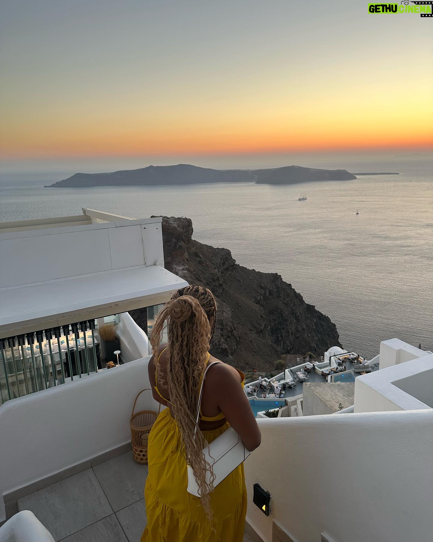 Tyla Gomez - 2.2K Likes - it’s not about having someone to love me anymore🤍 santorini has my heart ///
outfit details:
first pic @lulus
White swimsuit@whitefoxboutique
Yellow dress @revolve
Orange bikini @knightswim
pink swimsuit @revolve
