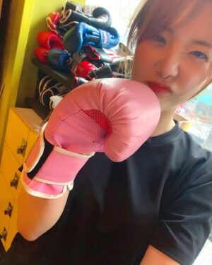 Tymee Instagram - 3일차 복린이 근-황 🥊🥊🥊 
잘 먹고, 잘 뛰고, 잘 공부하고, 잘 살아있음 😁💪
