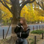 Ui Mihara Instagram - いちょう並木最高だった